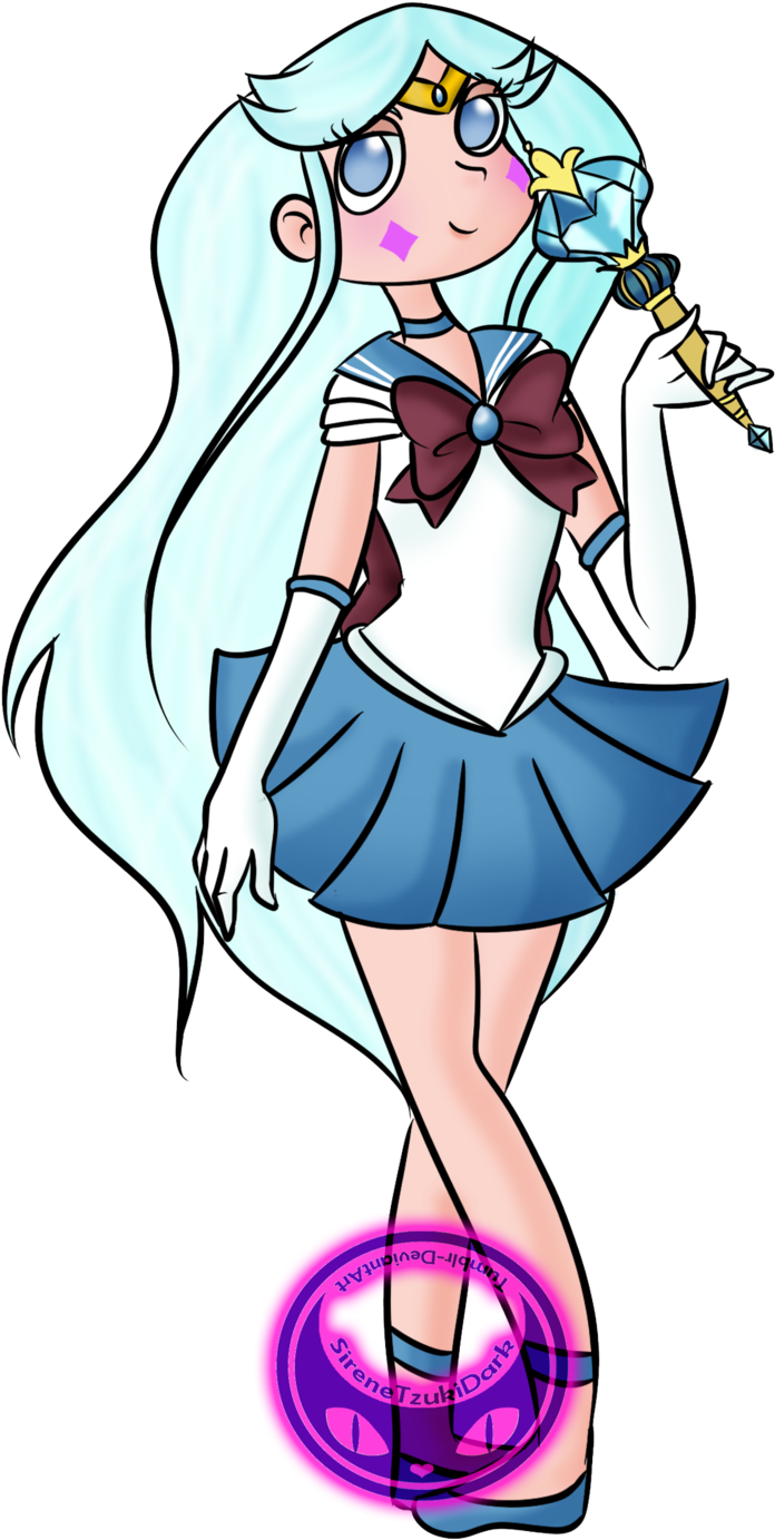 Sailor Butterfly By Sirenetzukidark - Cartoon (800x1423)