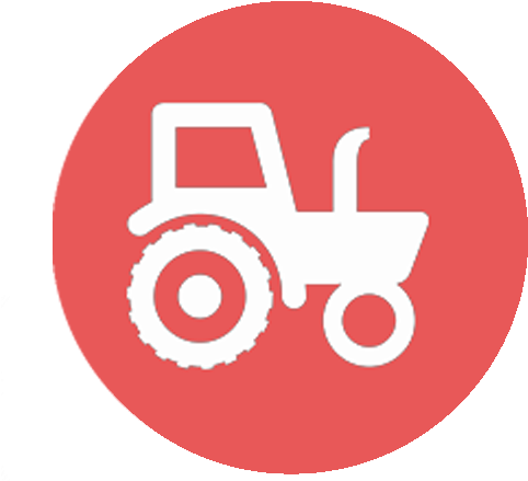 Tractor Pull - Tractor Icon Png White (512x512)