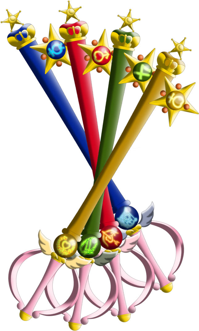 The Sailor Scout Keyblades By Portadorx - Sailor Senshi (714x1118)