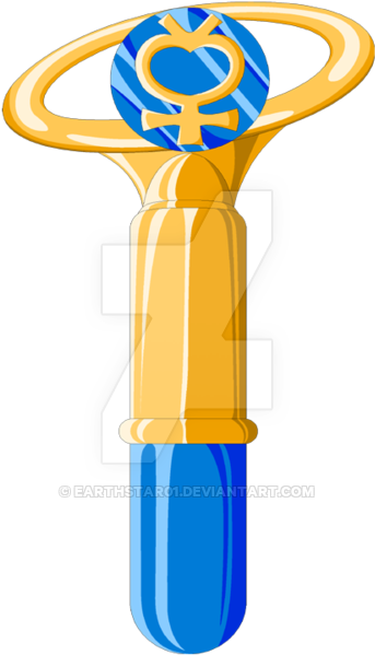 Sailor Mercury Transformation Wand By Earthstar01 - Sailor Mercury Transformation Pen (600x600)