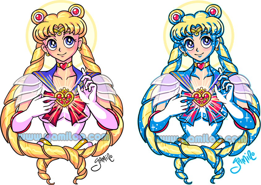 Sailor Moon Tattoo - Sailor Moon Virgin Mary (844x599)