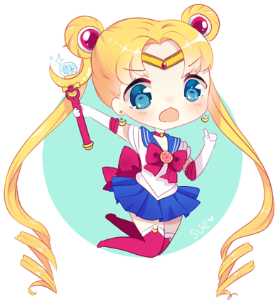 I Am Sailor Moon By Sueweetie - Sailor Moon Transparent Icon (400x425)