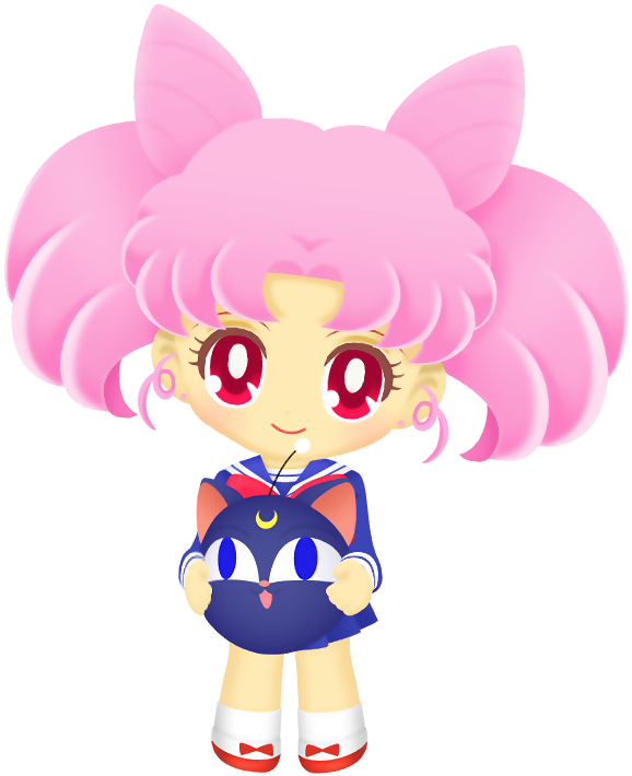 Chibi-usa - Sailor Chibi Moon Sailor Moon Drops (602x717)