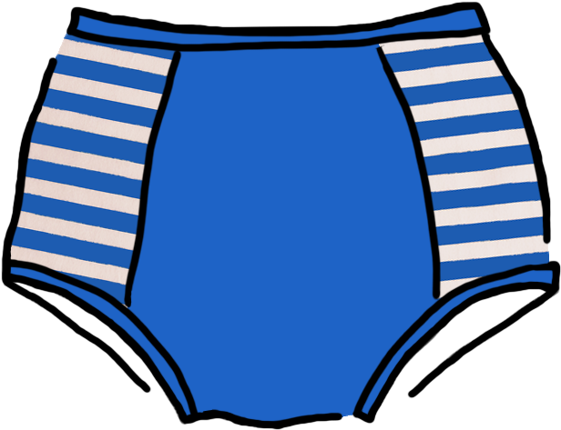 Women's Original Sailor Stripe Panel Pants - Round Heavy Duty Bbq Grate (684x855)