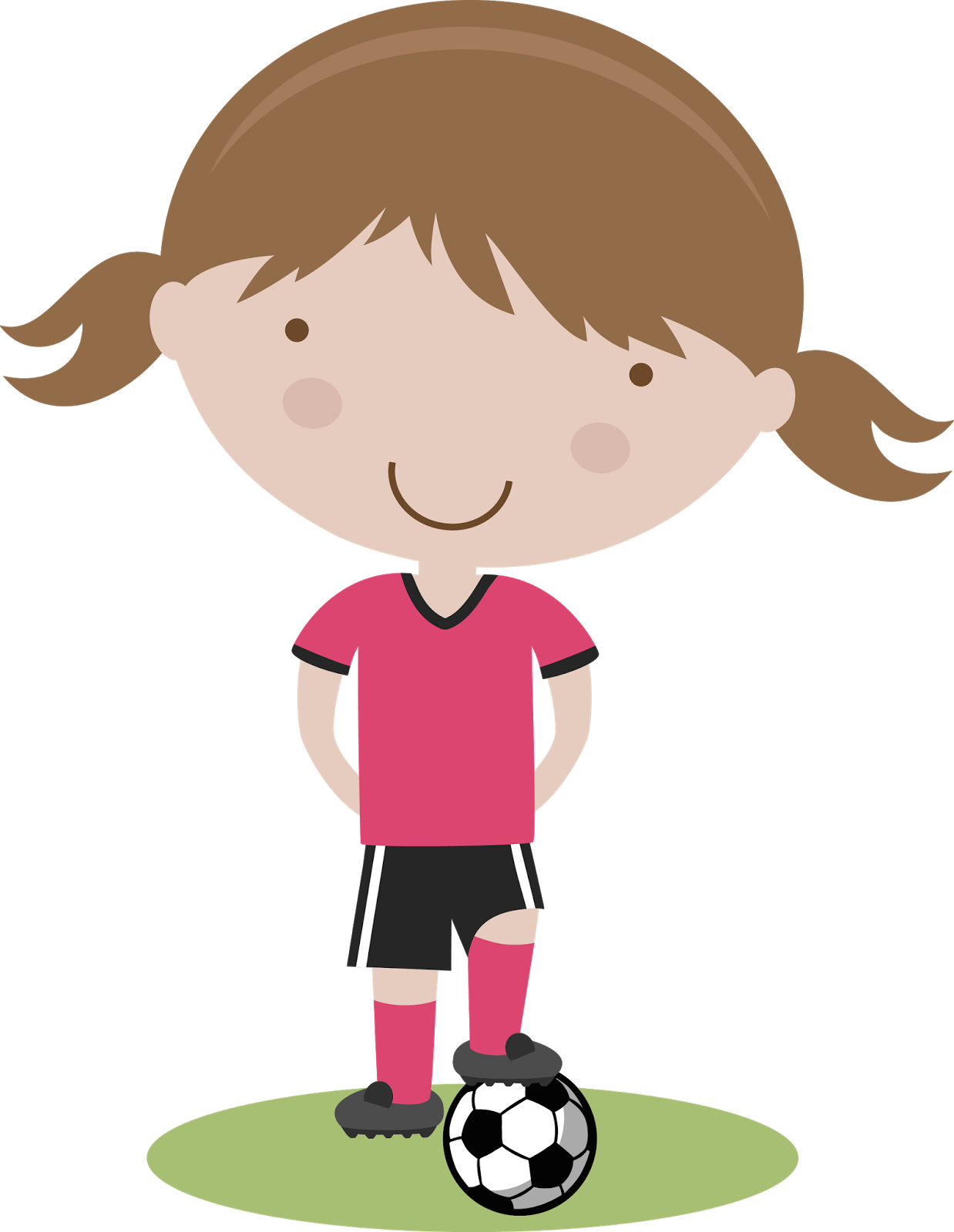 Ok So Now It's Getting Close To Graduation Time So - Girl Soccer Player Clipart (1238x1600)