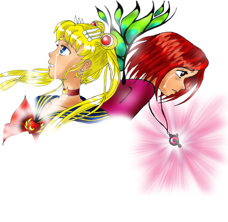 Sailor Moon And W - Witch Vs Sailor Moon (780x1024)