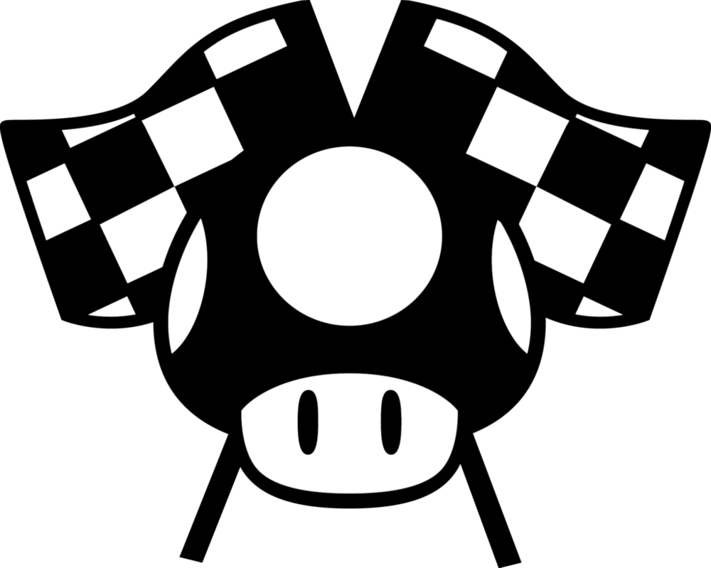 Mario Kart By Segtend0 - Super Mario Kart Vector (1000x799)