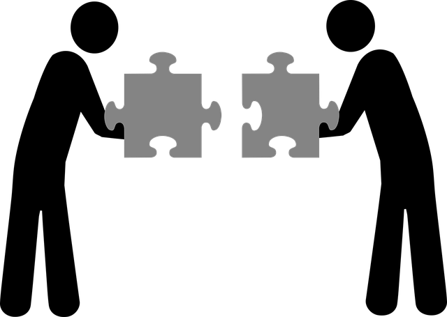 Stick People, Puzzle, Helping - Six-word Lessons For Autism Friendly Workplaces: 100 (640x455)