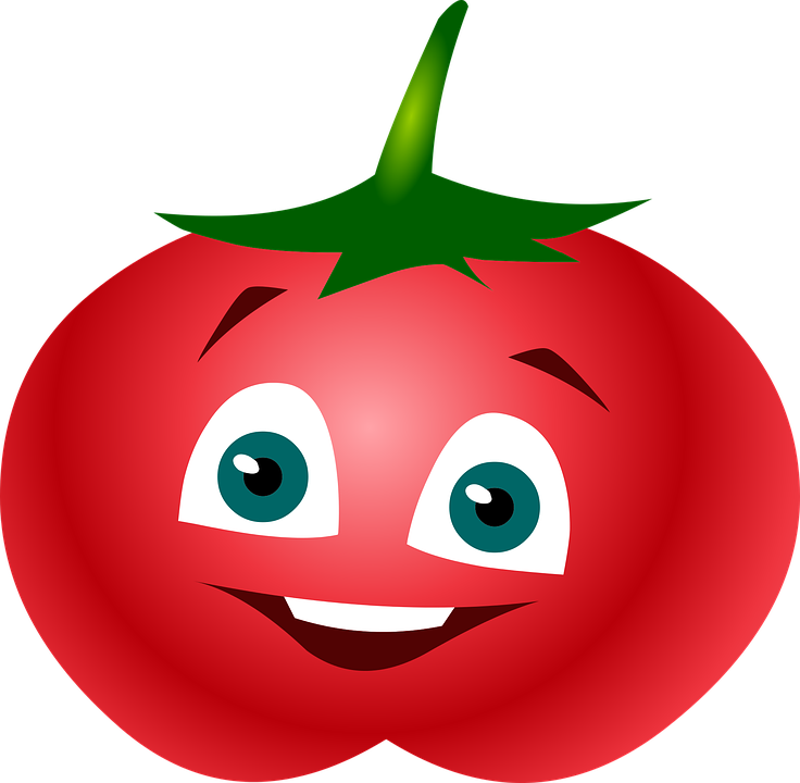 Tomato Clipart Smile - Tomato Lovers Too Much Sauce Shirt White Print T-shirt (736x720)