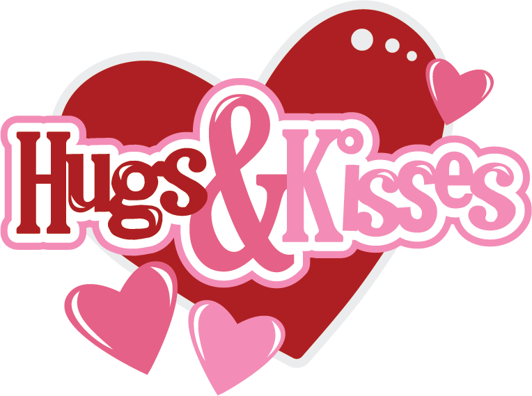 Couple Kiss Png Images - Sending Hugs And Kisses (764x569)