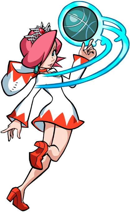 M3on3-whitemage - Mario Hoops 3 On 3 White Mage (418x682)