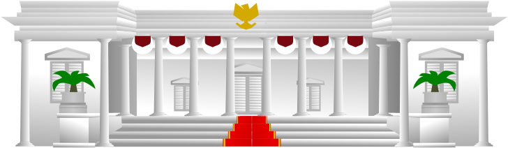 Government Office Laptop Clip Art - Icon Istana (800x342)
