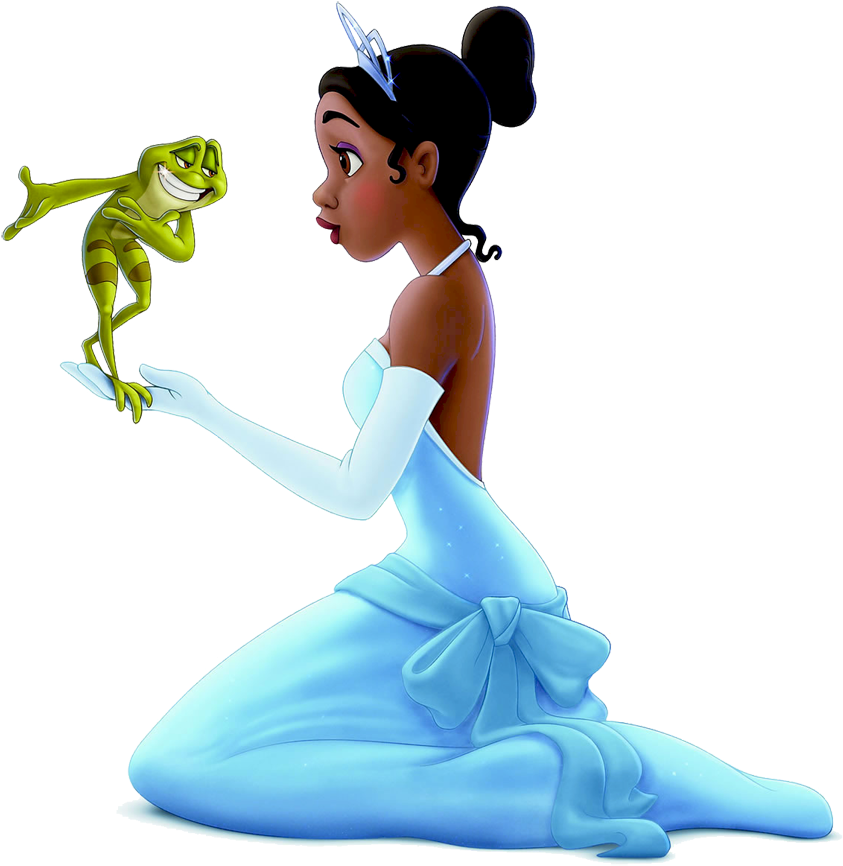 Tiana & Naveen - Princess Tiana And The Frog (864x893)