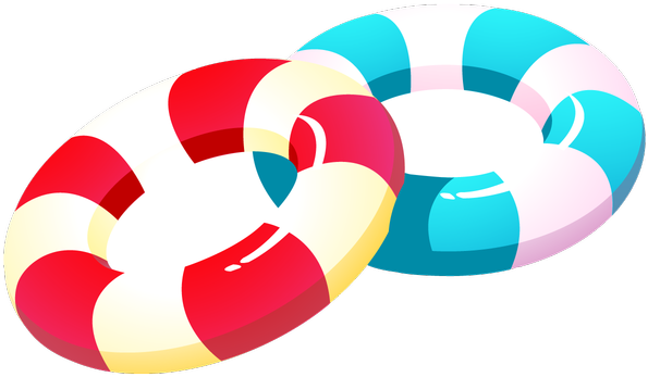 Swimming Ring Clipart - Swimming Pool Float Png (960x600)