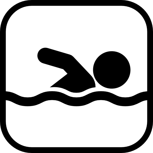 Swimming Sign Vector - Swimming Sign (512x512)