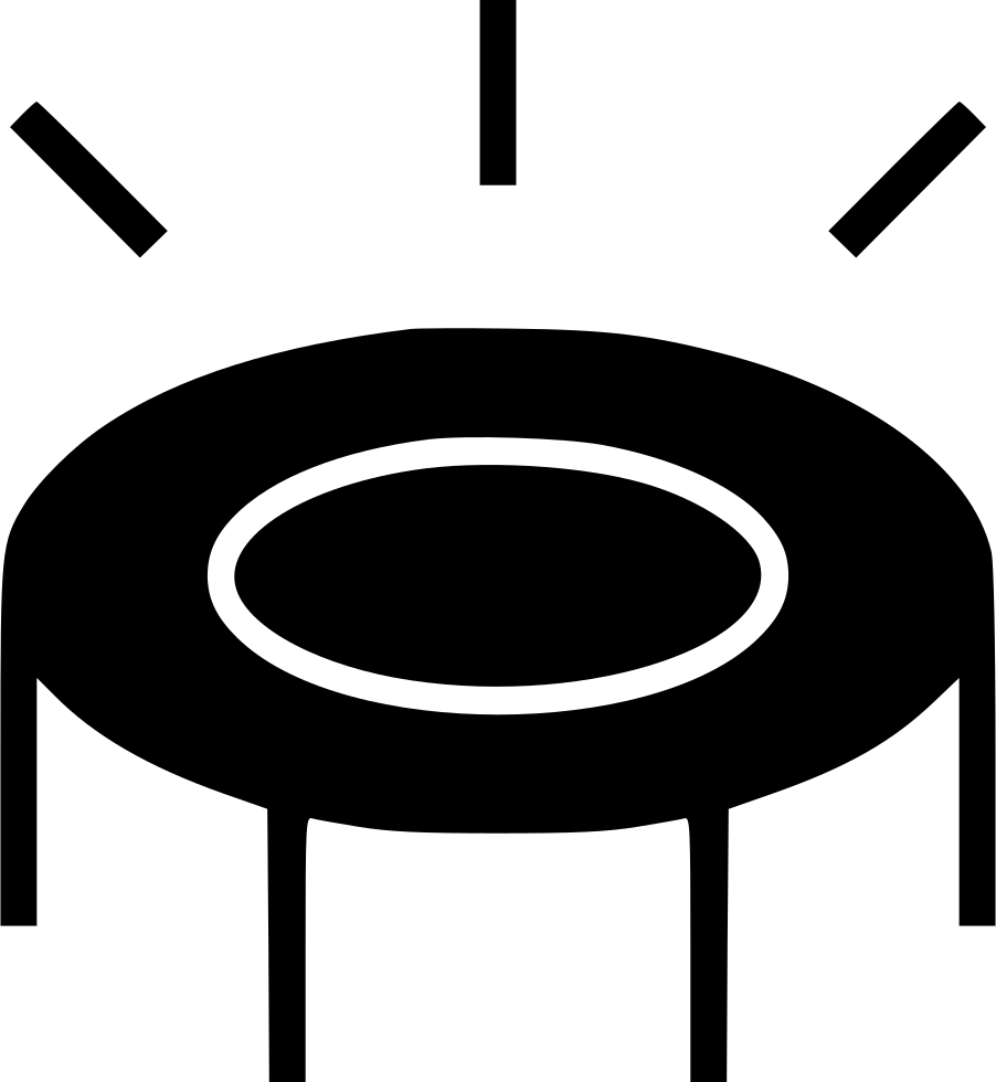 Trampoline Comments - Scalable Vector Graphics (902x980)