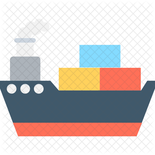 Shipping Boat Icon - Boat (512x512)