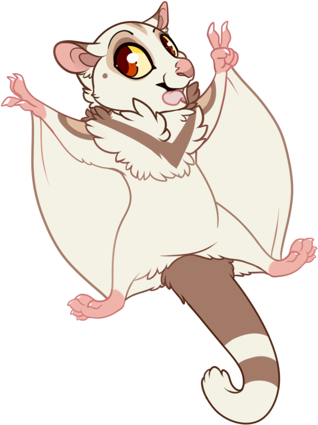 Sugar Glider By Mbpanther - Cartoon (751x949)