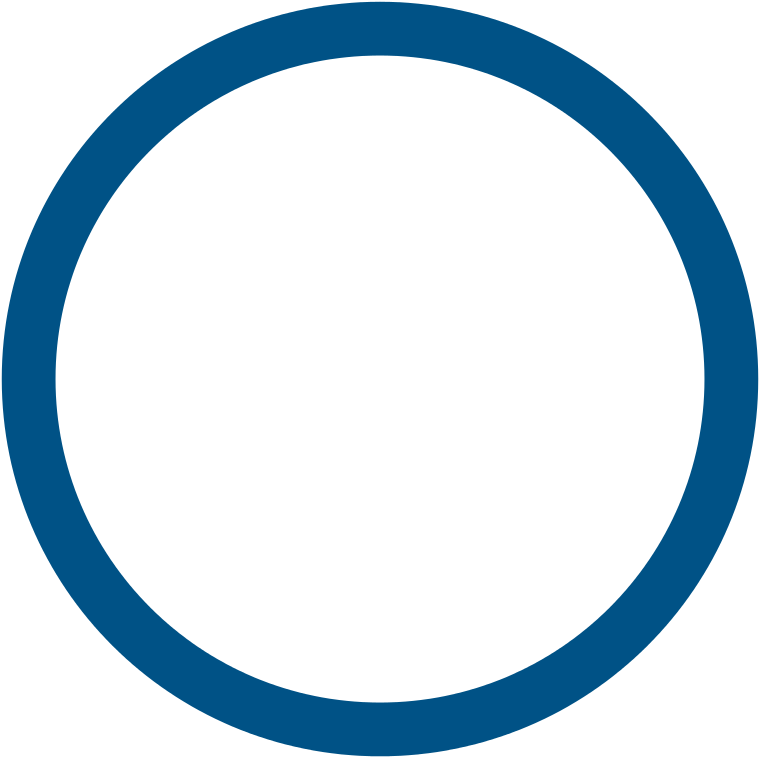 Blue005186 Circle Width 8 Percent - Blue Hollow Circle (5618x5506)