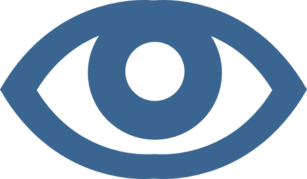 Watching Eye Clip Art At Clker - Watching Eye (600x351)