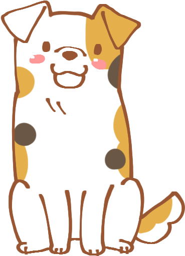 狐人日記 - ぶち 犬 (600x600)