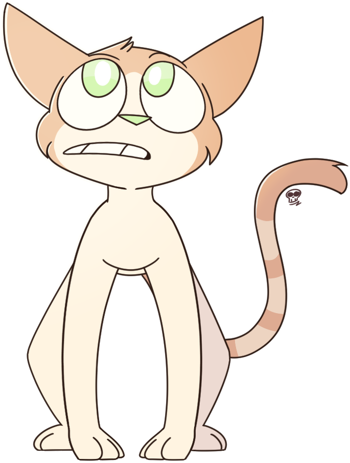 Curious By Mysteriousskeleton - Cat Yawns (737x988)