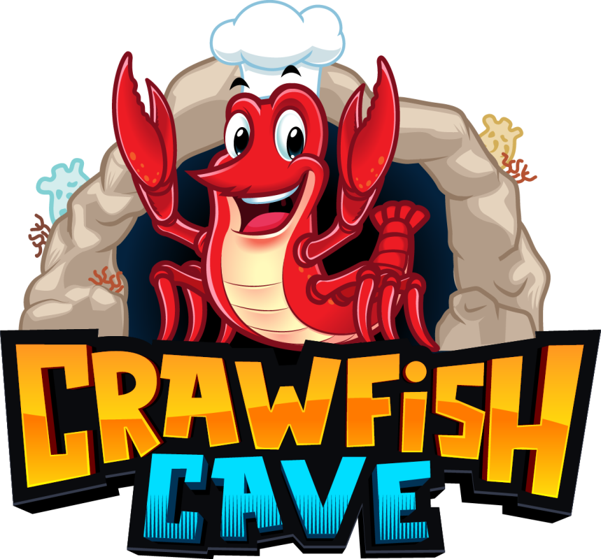 Crawfish Cave Delivery - Crawfish Cave Logo (859x800)
