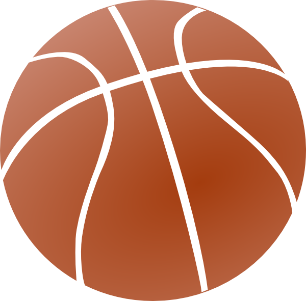 Basketball Clip Art - Basketball Vector Black And White (600x591)