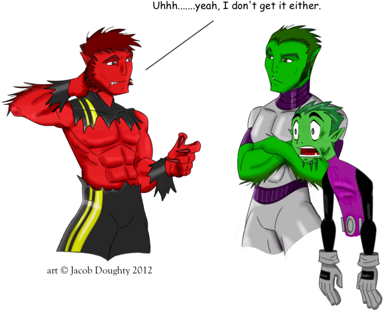 Dc Comics Beast Boy New 52 (900x762)