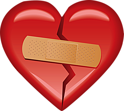 Fancy Clipart Bandaid Psd Detail Heart With Bandaid - Heart With Bandaid (675x600)