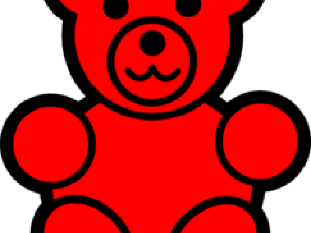 Gummy Bear Clipart Redteddy - Clip Art Gummy Bear (640x480)