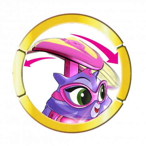 Puppy Dog Pals Light Up Pals On A Mission Glider Hissy - Cartoon (470x470)