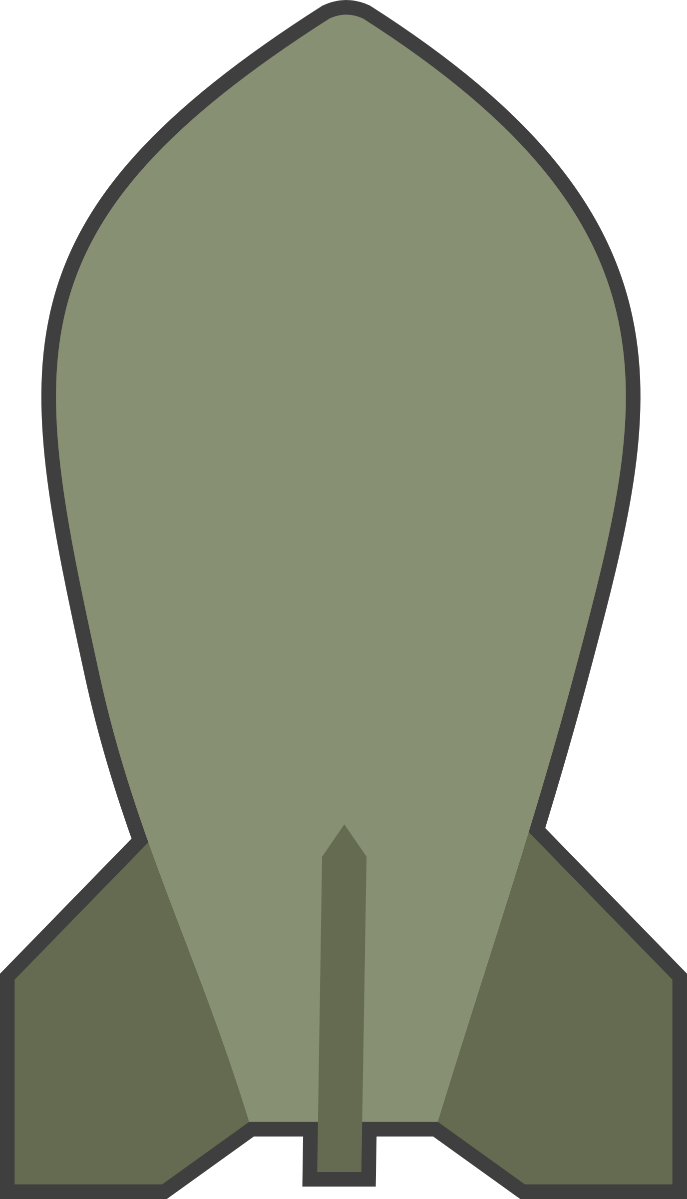 Atomic Bomb Clip Art - Nuclear Missile Clip Art (1376x2400)