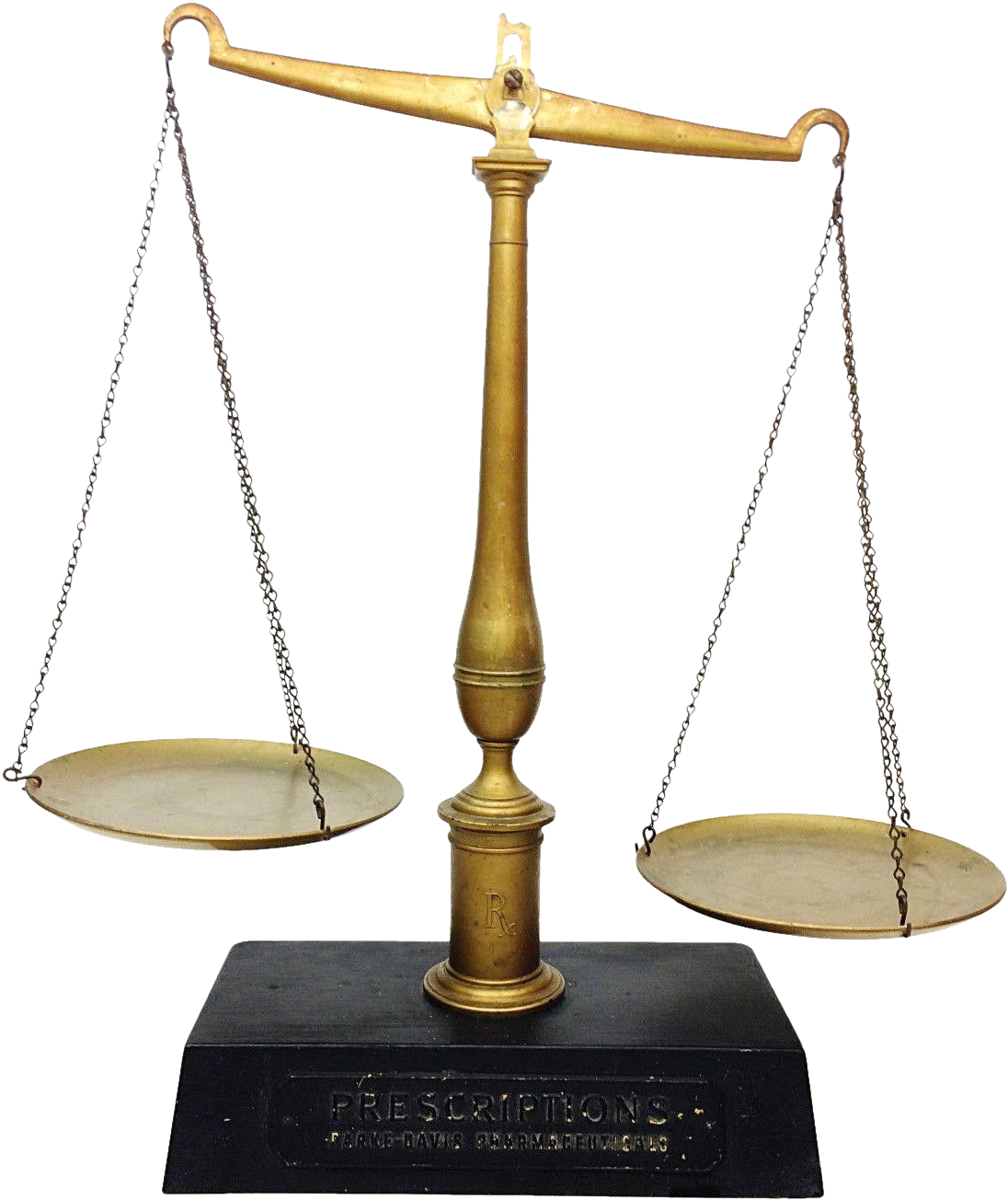 Vintage Parke Davis Pharmaceuticals Advertising Scales - Brass (1263x1600)