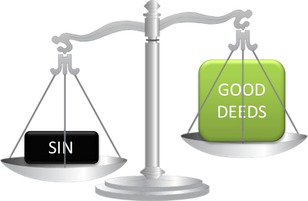 Now, Some Of Us Think That God Uses Weighing Scales - Weighing Sin (625x409)