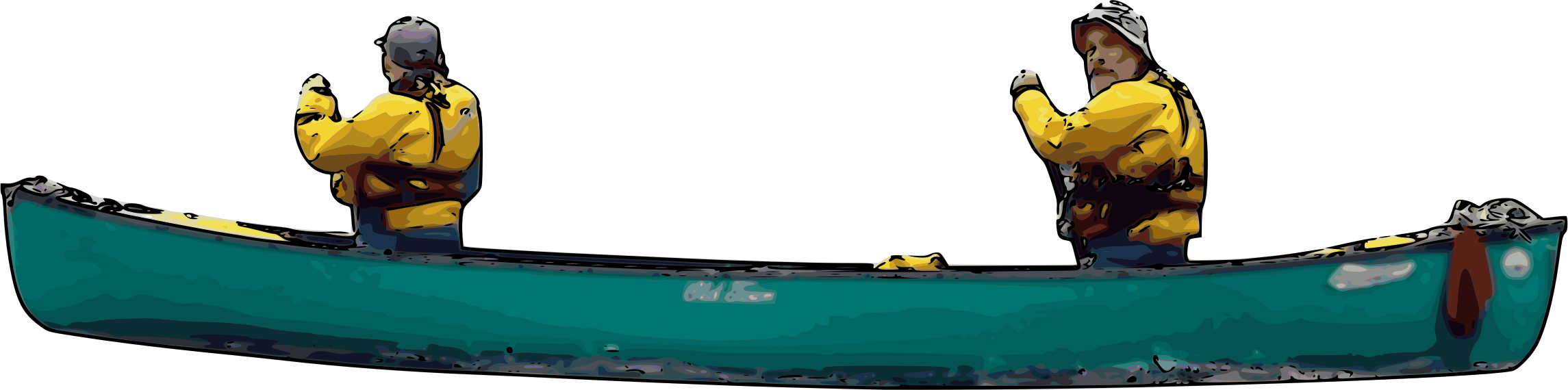 Clipart - Canoe Png (2290x570)