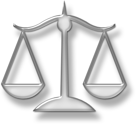 Libra Clipart Legal Scale - Silver (512x512)