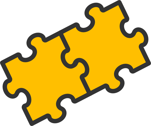 Puzzle Pieces Clip Art At Clker - Puzzle Pieces Together Clipart (600x502)