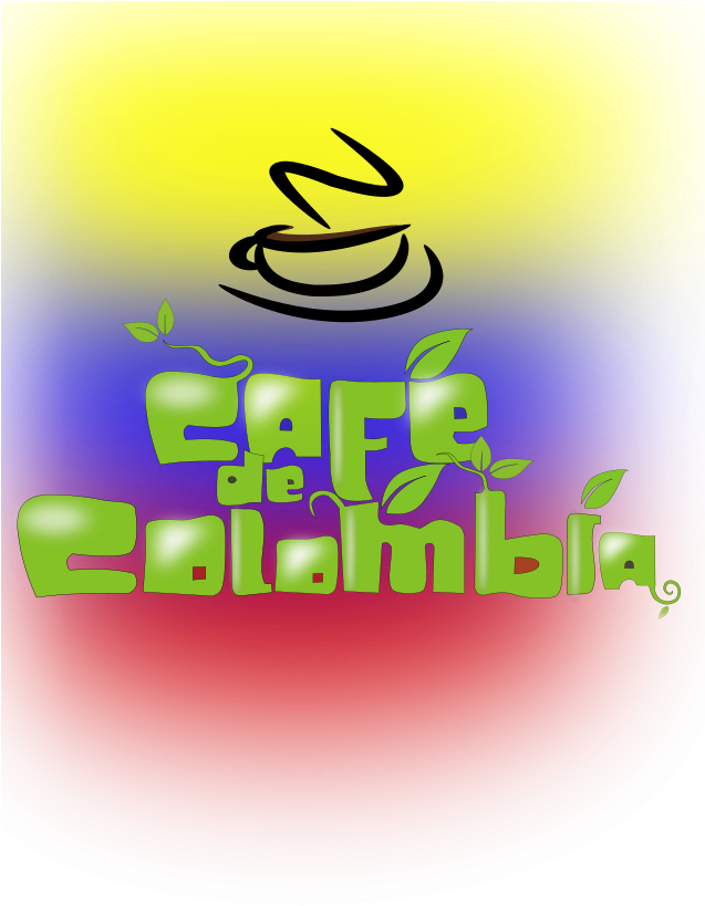 How To Set Use Cafe De Colombia Svg Vector - Cafe_de_colombia_vector_clipart Café-de Kolumbien Grußkarte (636x900)