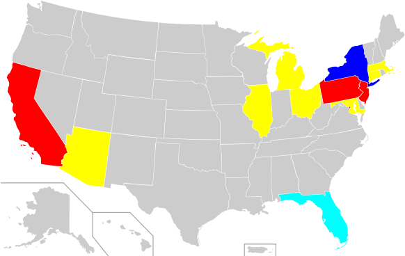 Applying And Repaying - Silicon Valley Usa Map (600x371)