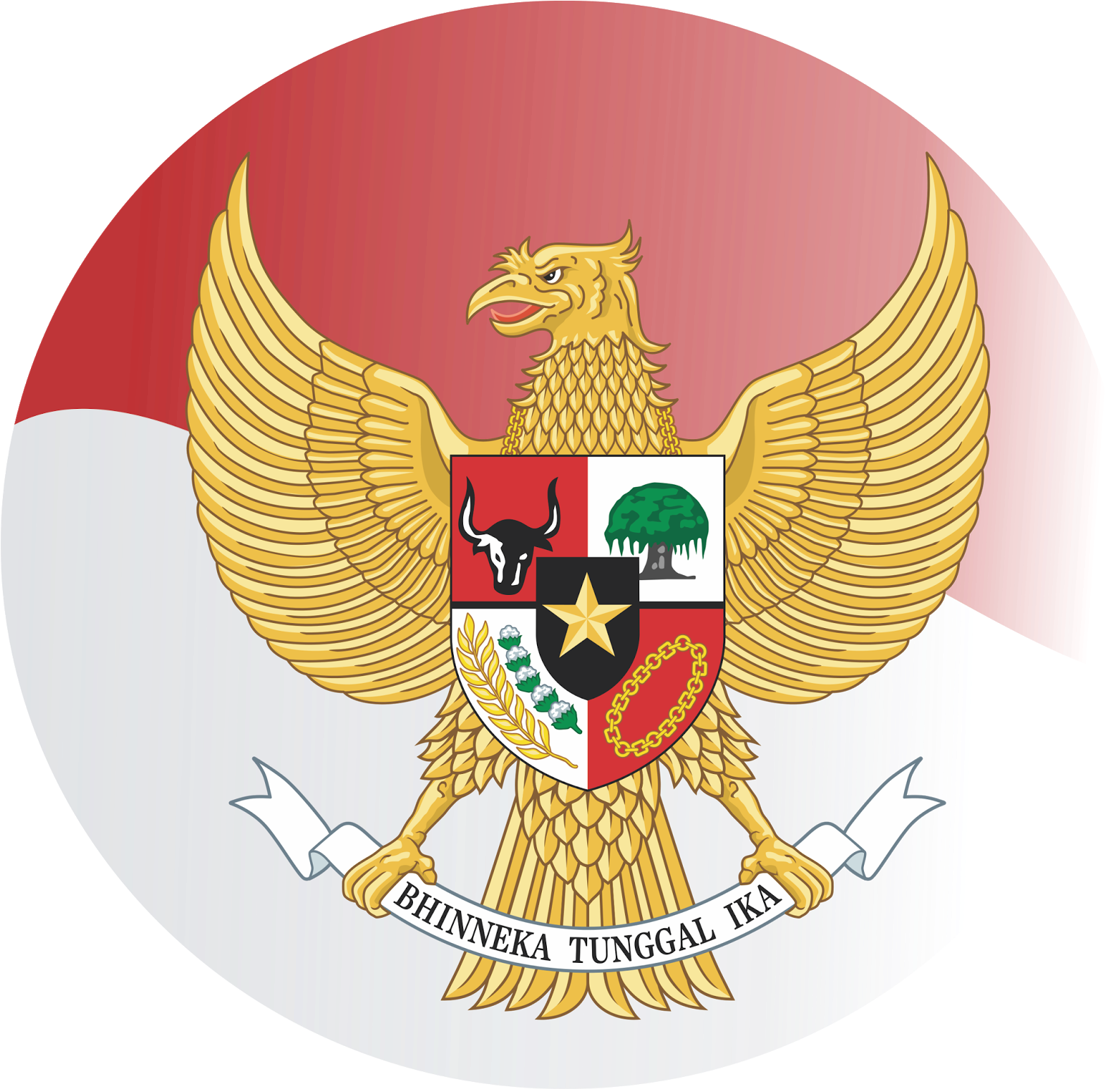 11th Session Of The Conference Of State Parties To - Garuda Pancasila Square Sticker 3" X 3" (1600x1544)