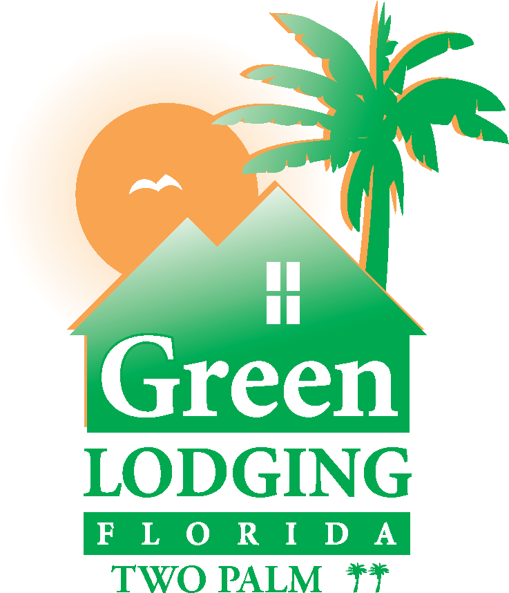 Green Lodging Logo Two Palm - Florida Green Lodging (825x975)