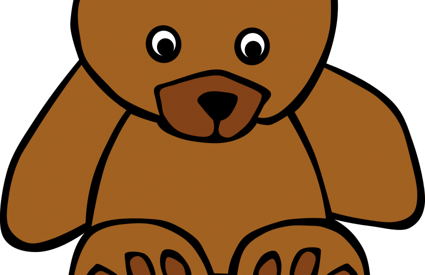July 10, 2018 Bear Clipart - Teddy Bear Clip Art (850x550)