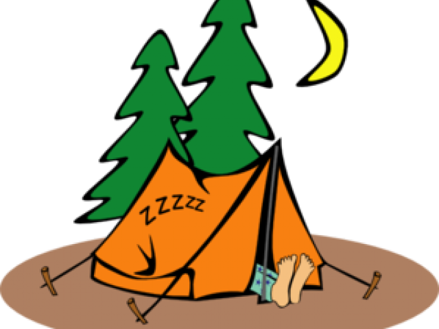 Campsite Cliparts - Camping Cartoon (640x480)