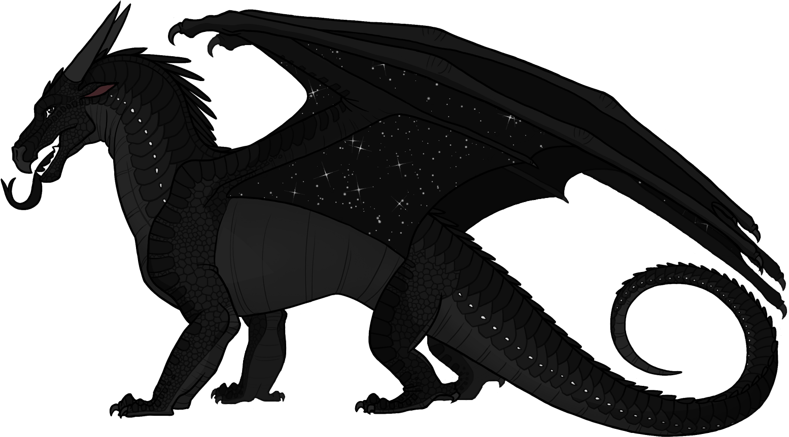 Obsidian - Wings Of Fire Darkstalker (1617x921)