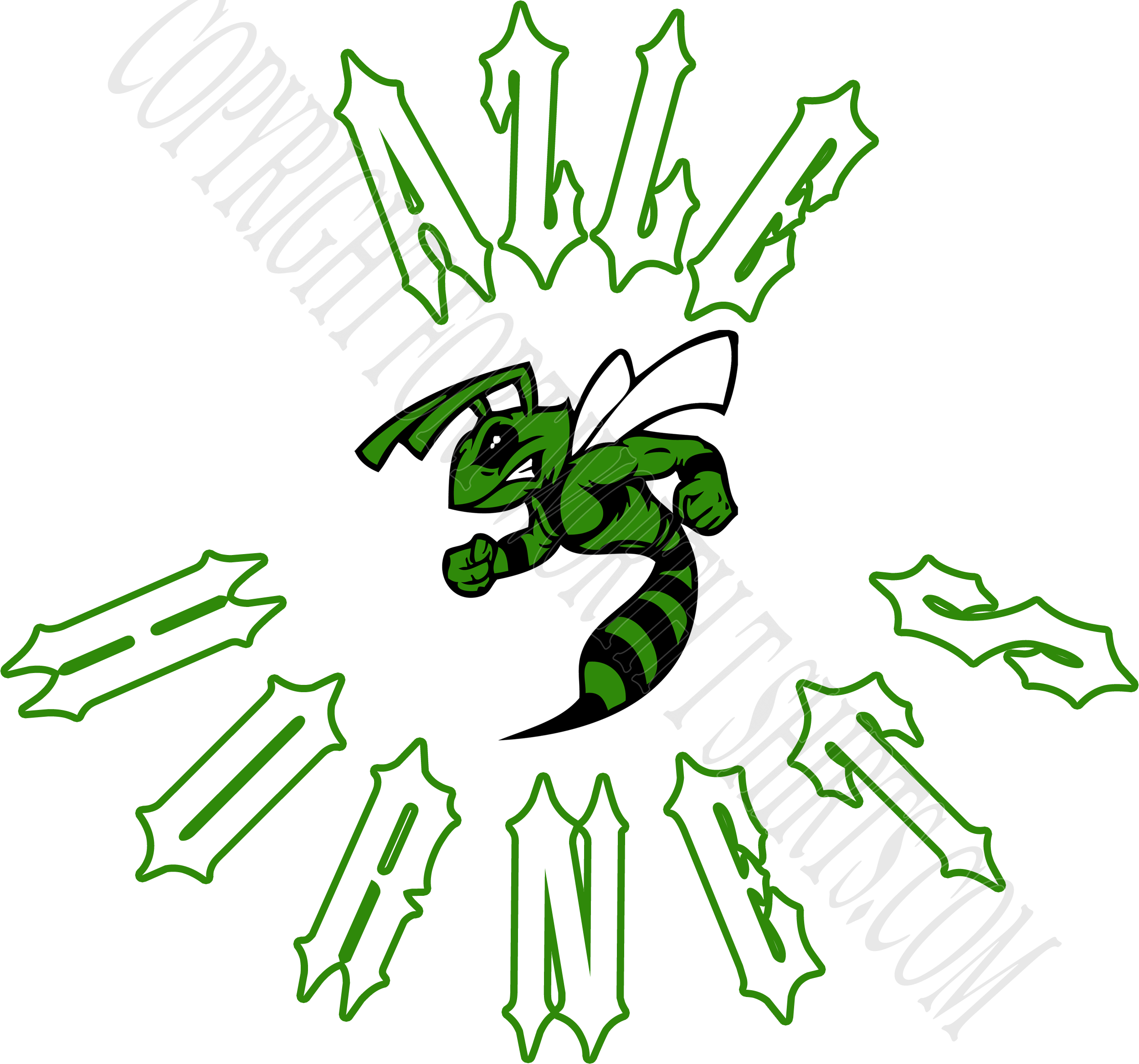 Azle Hornets T Shirts - Azle Hornets (2500x2335)