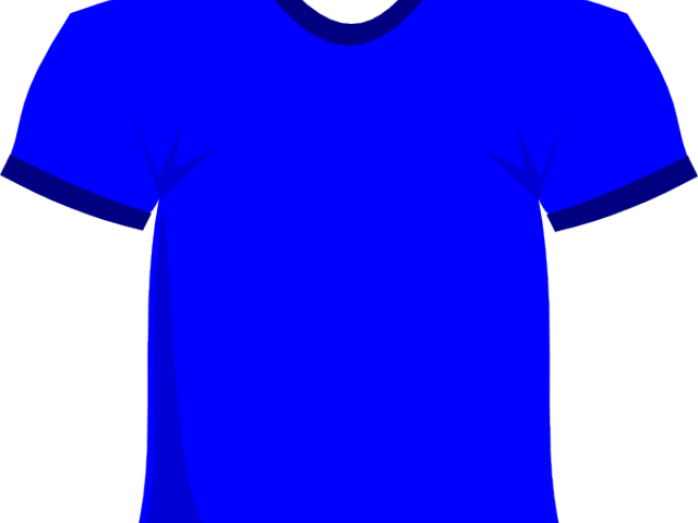 Shirt Clipart Blue - Modré Tričko (640x480)