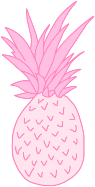 Pink Cactus Flower Clip Art Download - Pink Pineapple Transparent Background (400x400)