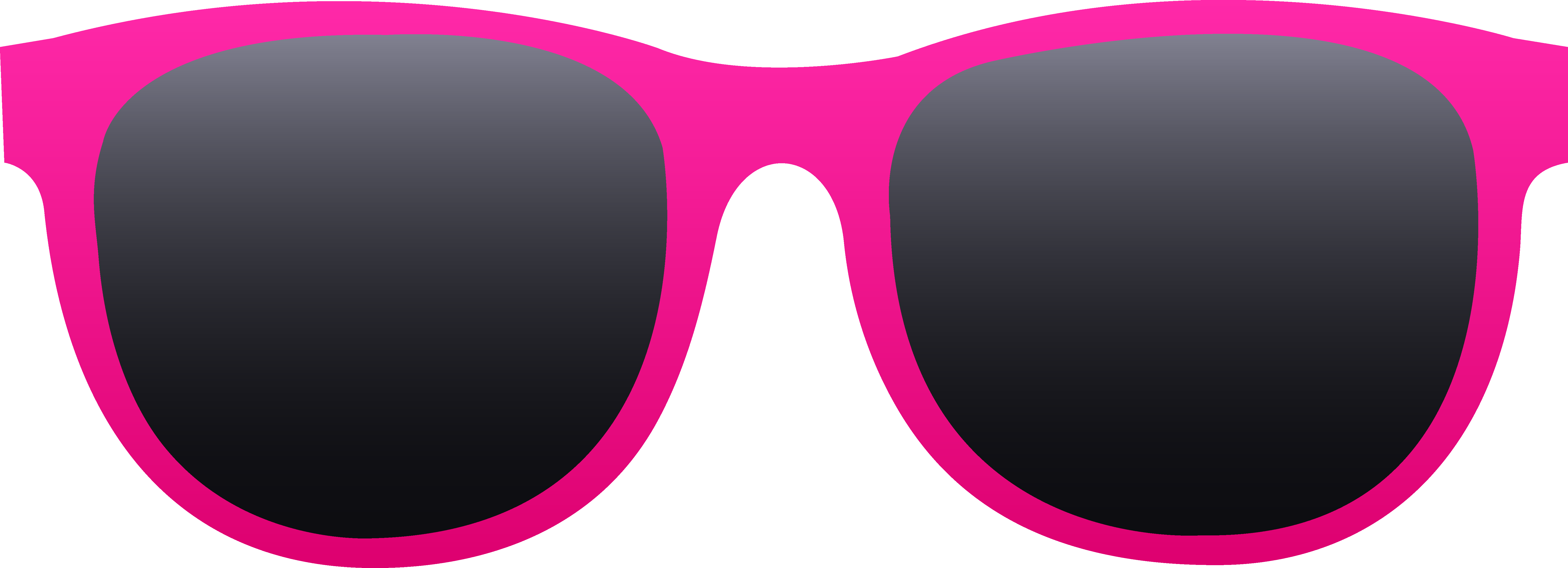 Free Clip Art Of A Pair Of Hot Pink Sunglassescan Use - Sunglasses Clipart (6638x2404)