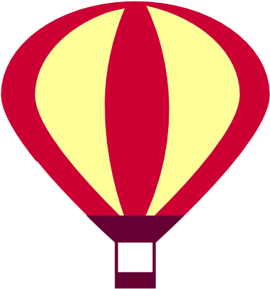 Summer Fun Stickers Messages Sticker-8 - Hot Air Balloon (408x408)